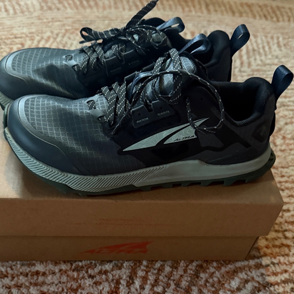 Altra Black and Gray Athletic Shoes